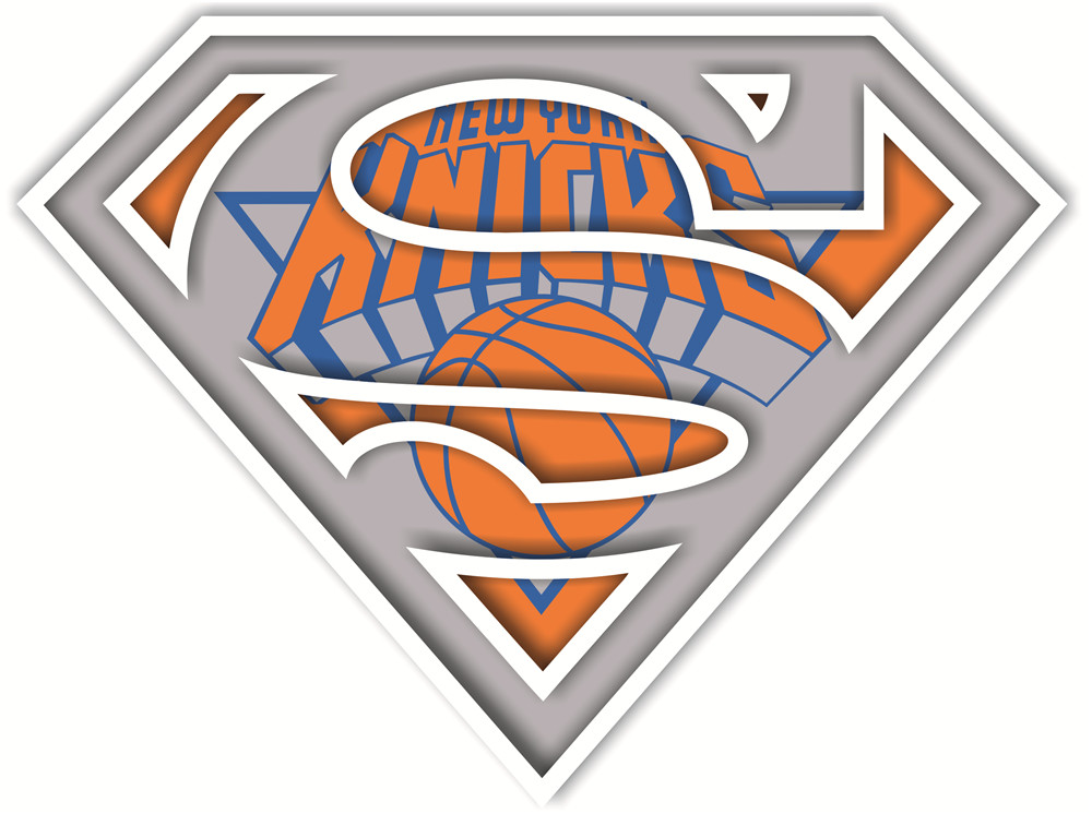 New York Knicks superman iron on heat transfer New York Knicks superman iron on heat transfer